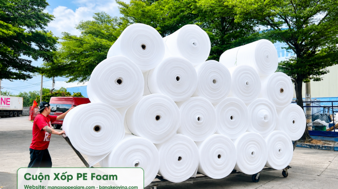 PE Foam 1mm Đống Đa Hà Nội dạng cuộn