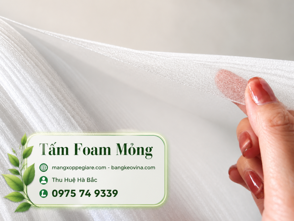 foam 4mm bọc hàng tại Phù Vân Ninh Bình