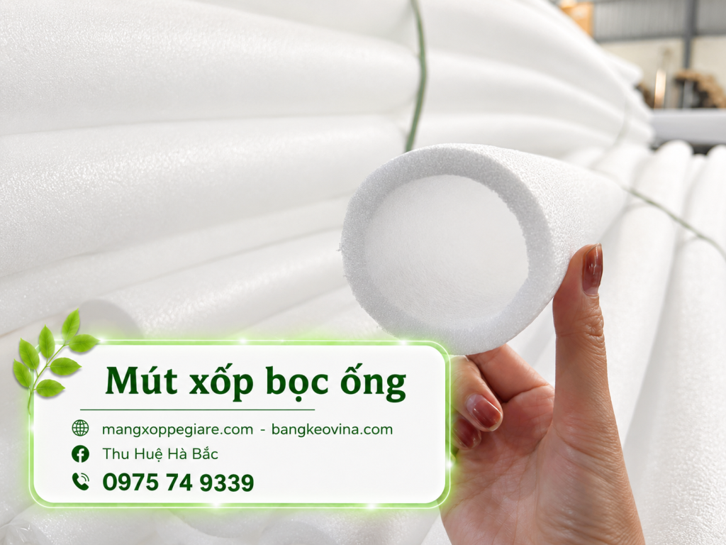 ống foam cắt đoạn theo bộ