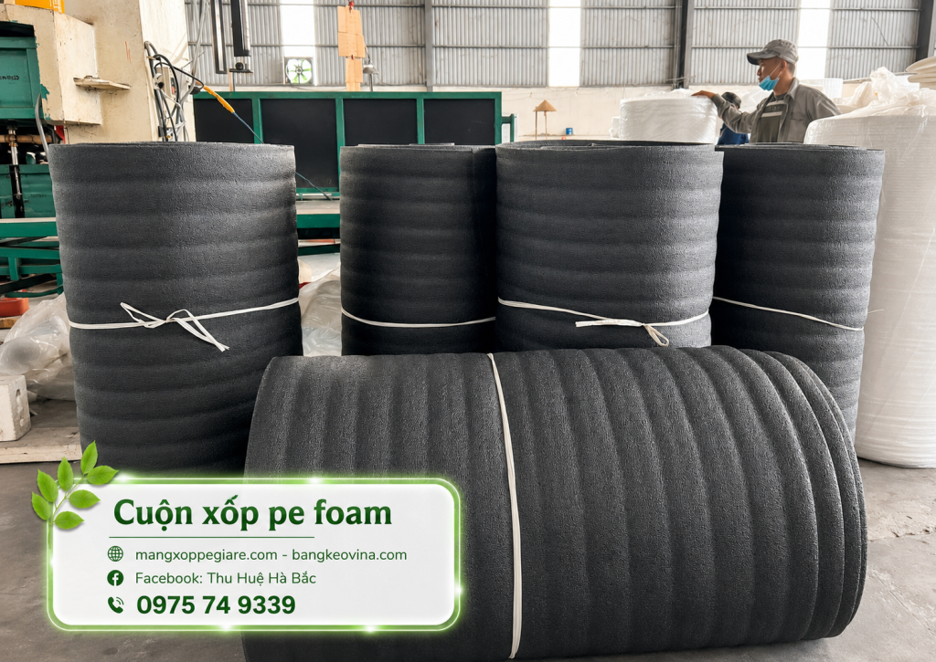 xốp foam đen bọc hàng tại Bình Dương