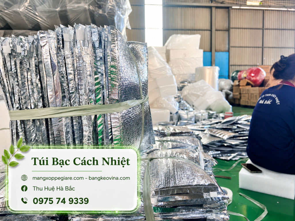 túi bạc cách nhiệt miền Trung giao Bắc Trung Nam