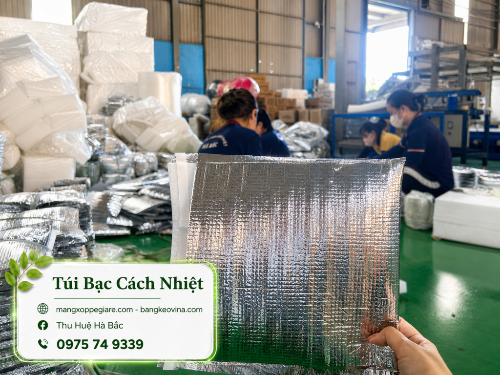 túi bạc cách nhiệt miền Bắc tại Hà Bắc