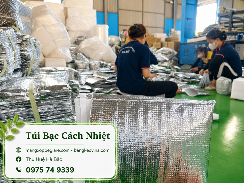 túi bạc cách nhiệt Hà Nội giao Bắc Trung Nam