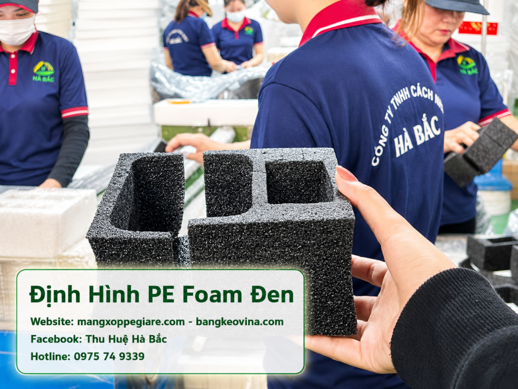 mút foam đen cắt theo kích thước TP HCM