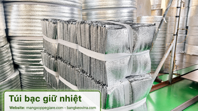xưởng sản xuất túi bạc giữ nhiệt theo kích thước