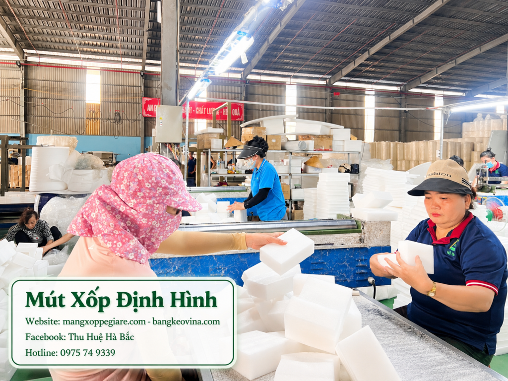 gia công khay foam theo mẫu sản phẩm