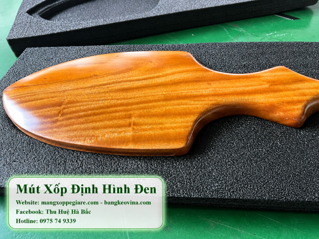 mút xốp đen cắt theo mẫu sản phẩm