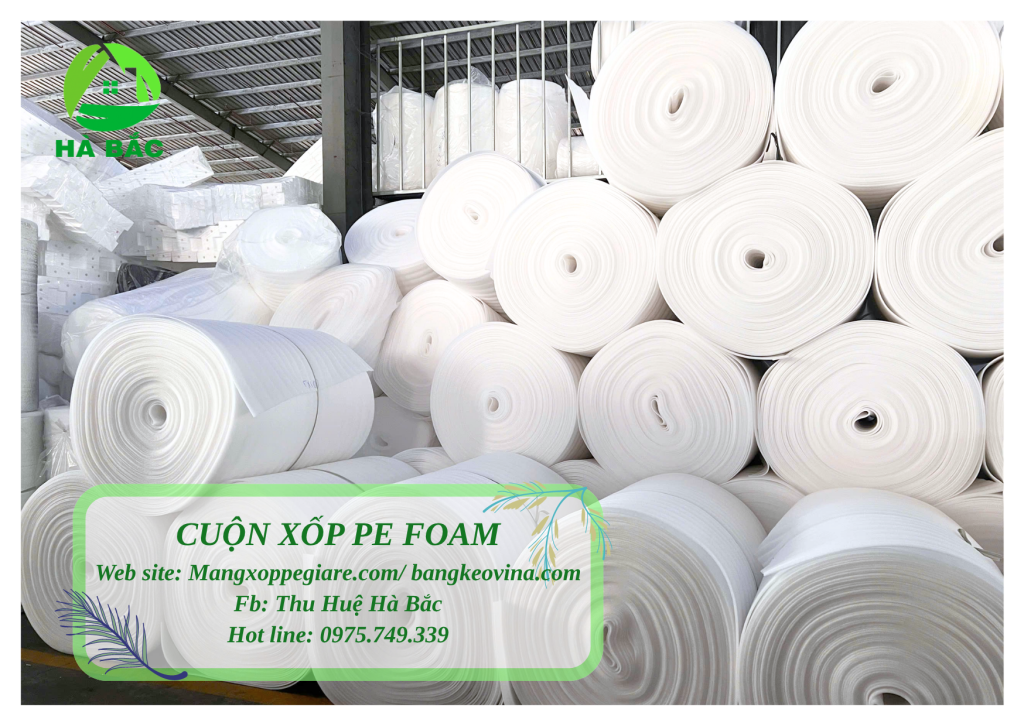 cuộn foam bọc hàng cho đồ gỗ sơn