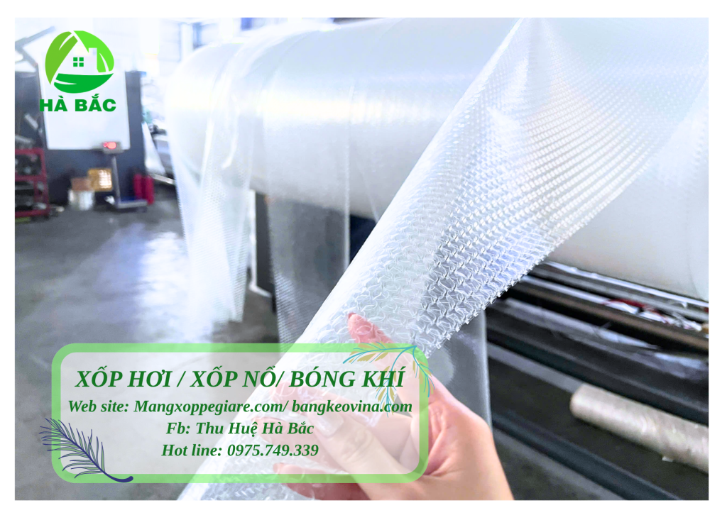 thử bọc xốp hơi cho hàng dễ vỡ