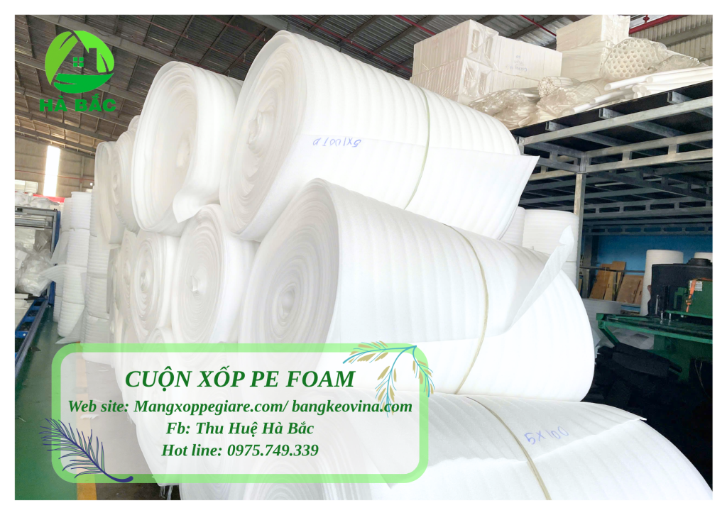 cuộn foam bọc hàng cho đồ gỗ sơn